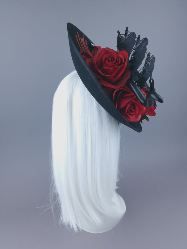 Pearls & Swine: Gothic Ship & Kraken Statement Hat "Demeter"