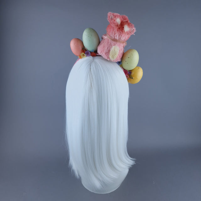 "Easter Bun-net"Pink Bunny Rabbit Headdress