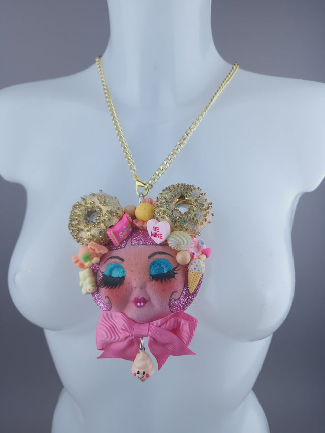 Cake Dollface Necklace Brooch Jewellery