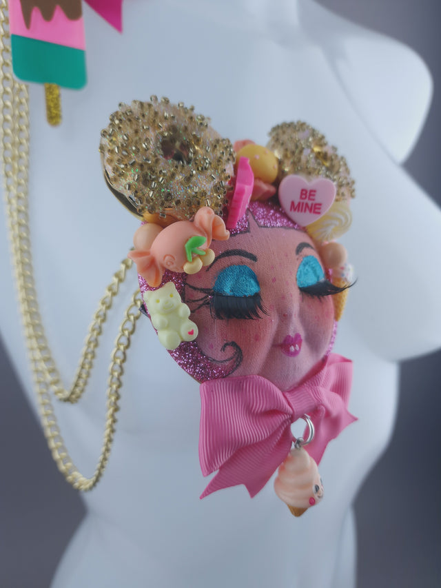 Cake Dollface Necklace Brooch Jewellery