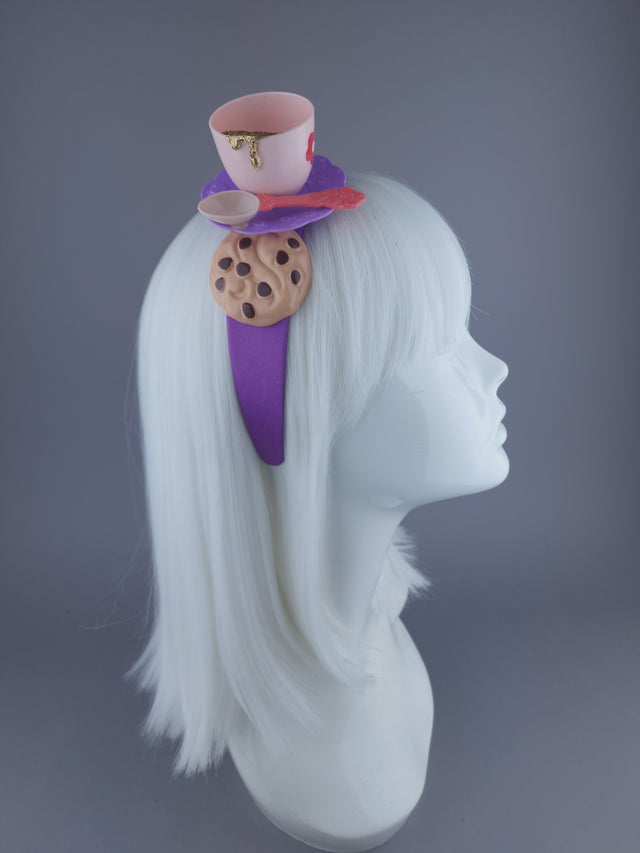 Colourful Tea & Cookie Headpiece
