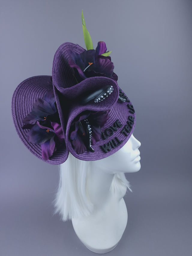 "Love Will Tear Us Apart" Tentacle & Quote Hat
