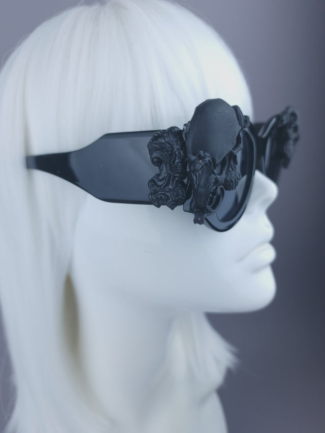 SPECIAL OFFER: Black Skull Filigree Sunglasses