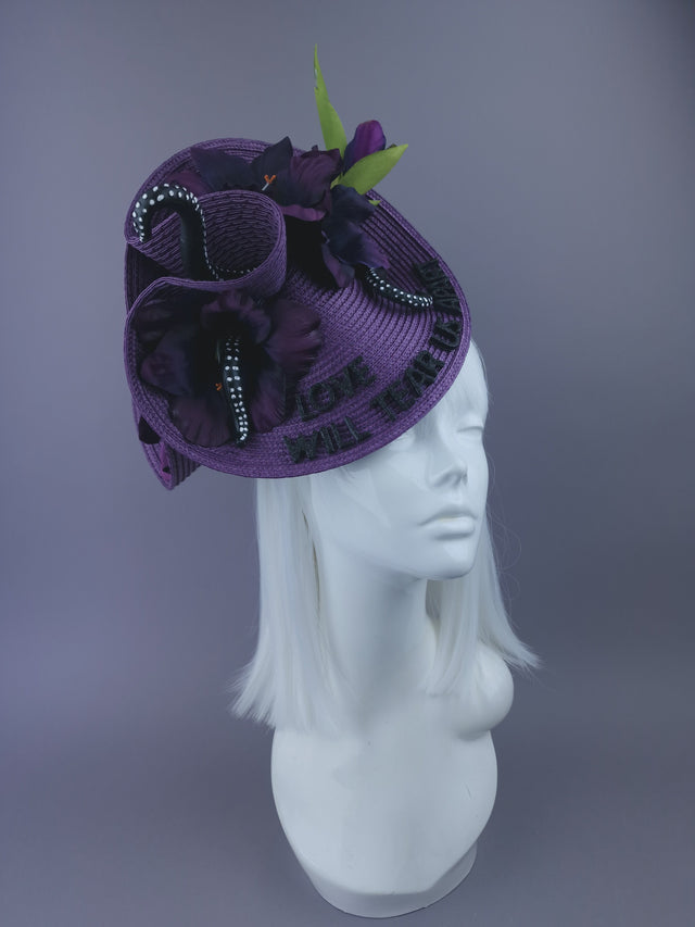 "Love Will Tear Us Apart" Tentacle & Quote Hat
