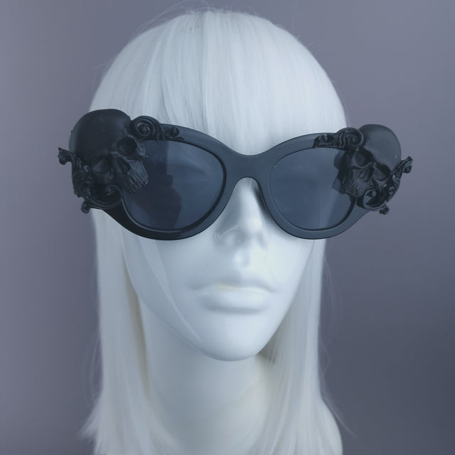 SPECIAL OFFER: Black Skull Filigree Sunglasses