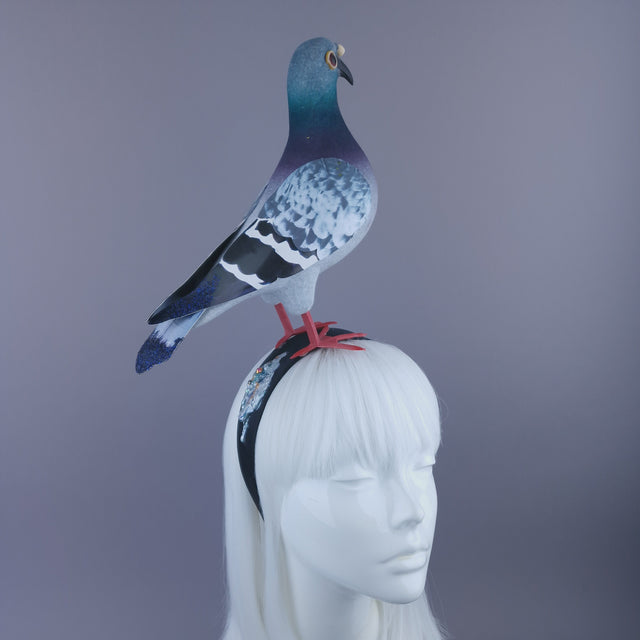 "Wabi-Sabi" Whimsical Large Pigeon Poop Headband