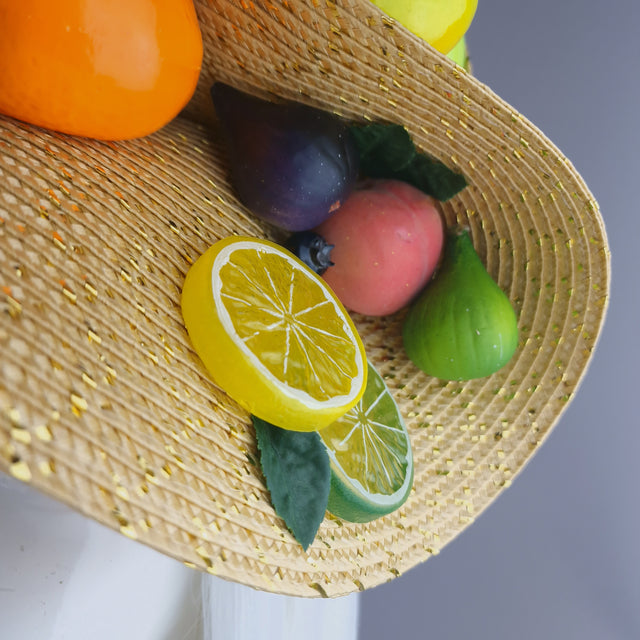 "Frooti" Colourful Fruit Fascinator Hat