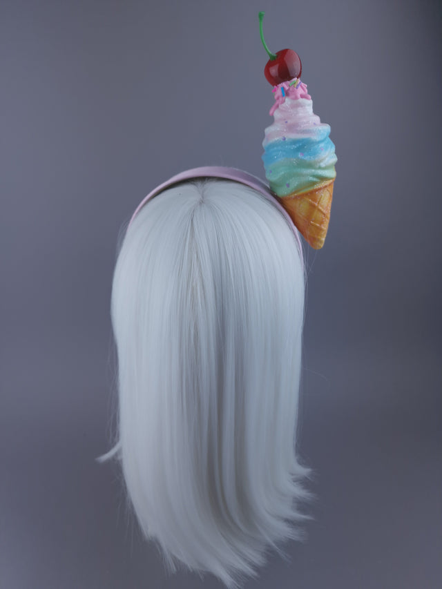 Pearls & Swine: Ice-cream & Cherry Headdress