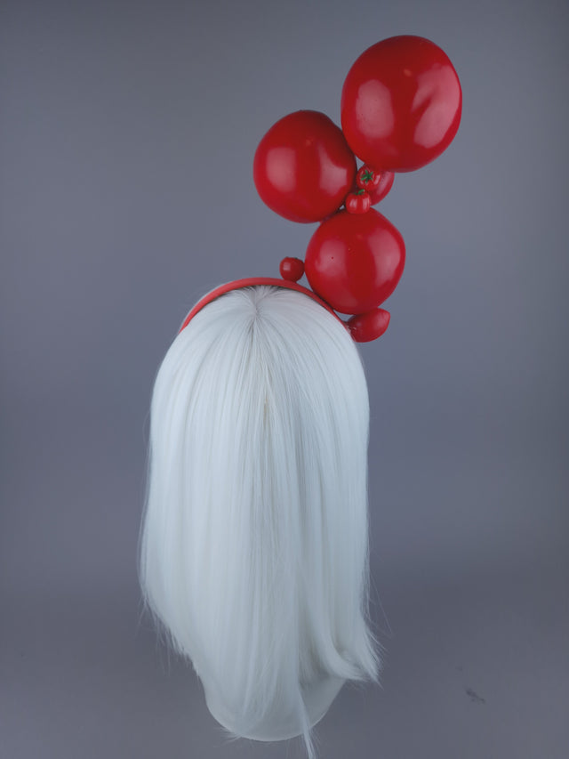 Pearls & Swine: Red Tomato Headpiece