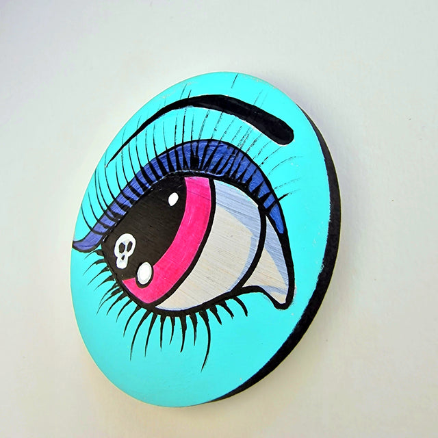 Bink Neptune: Original Eye Painting "Peep Hole"