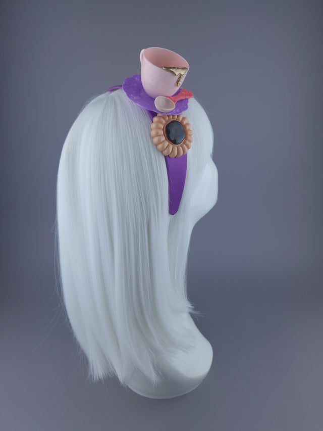 Colourful Tea & Biscuit Headpiece