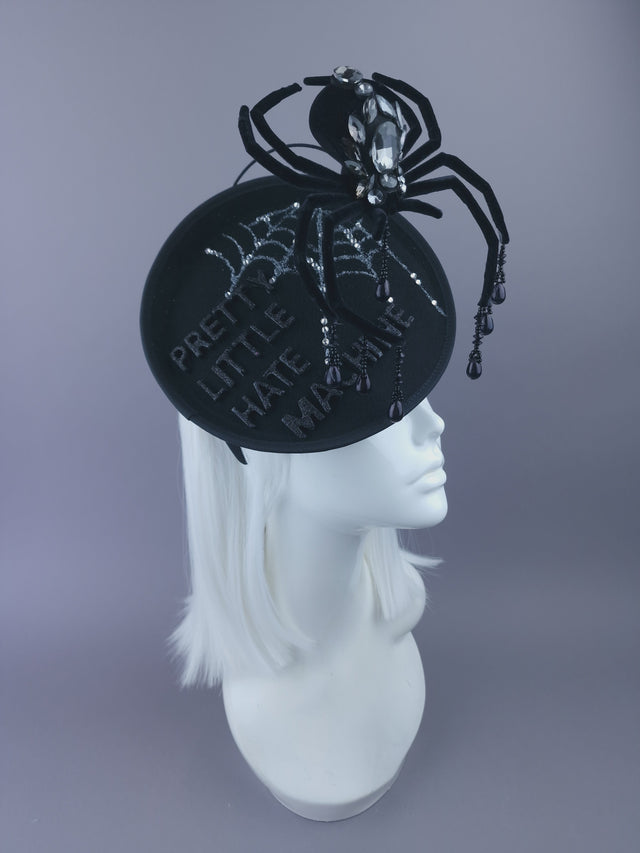 "Pretty Little Hate Machine" Spider & Quote Hat