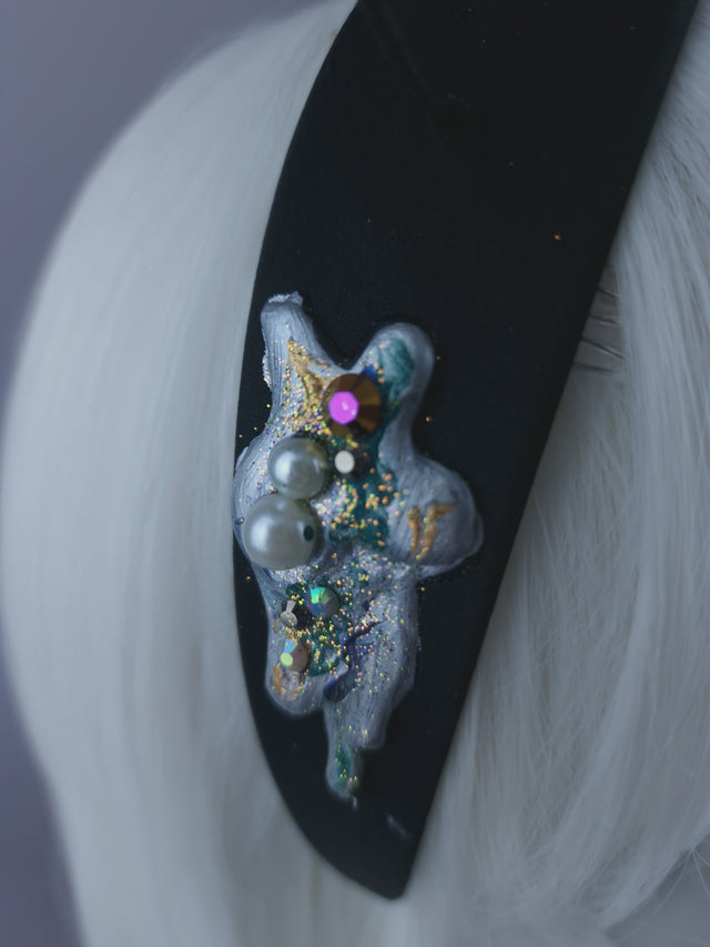 Pearls & Swine: Flying Seagull Poop Headpiece "Oh Crap!"