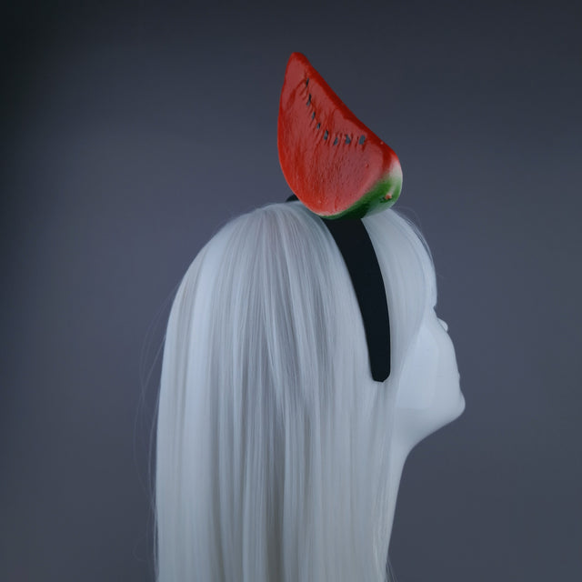 "Noone Is Free Until We All Are Free" Watermelon Headdress