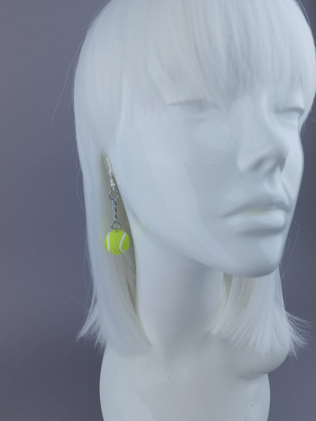 Pearls & Swine: Wimbledon Tennis Ball Earrings