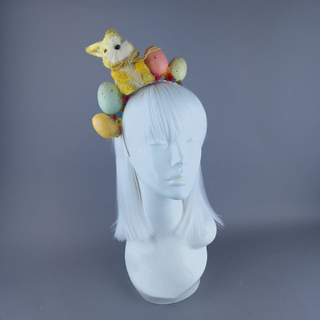 "Easter Bun-net" Yellow Bunny Rabbit Headdress