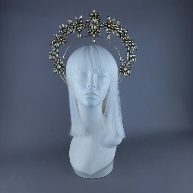 Gold Jewel Halo Headdress