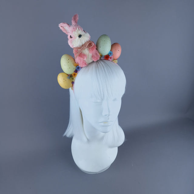 "Easter Bun-net"Pink Bunny Rabbit Headdress