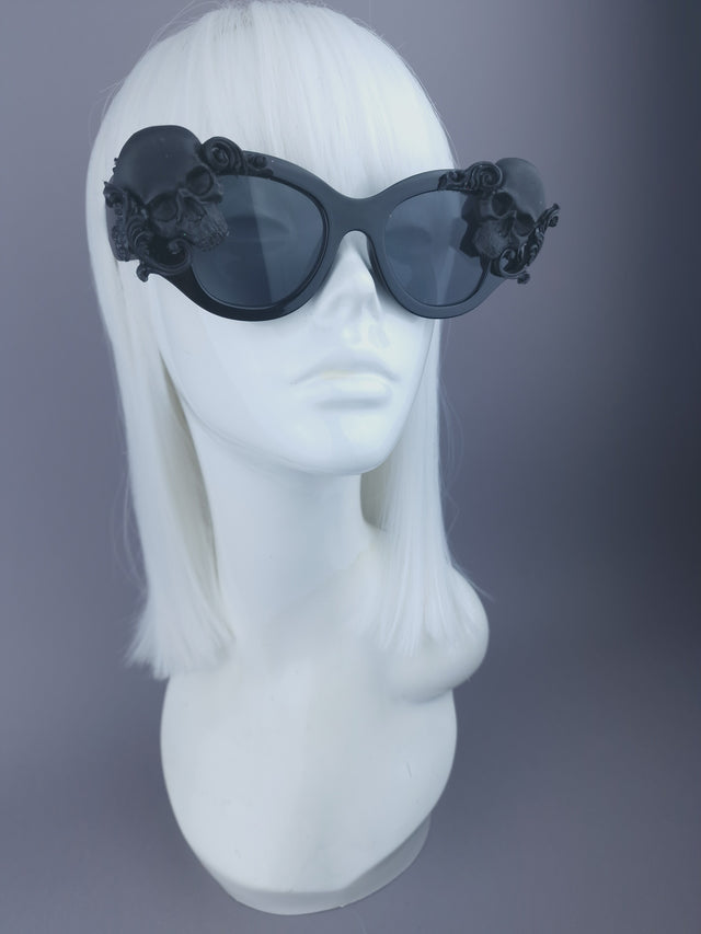 SPECIAL OFFER: Black Skull Filigree Sunglasses
