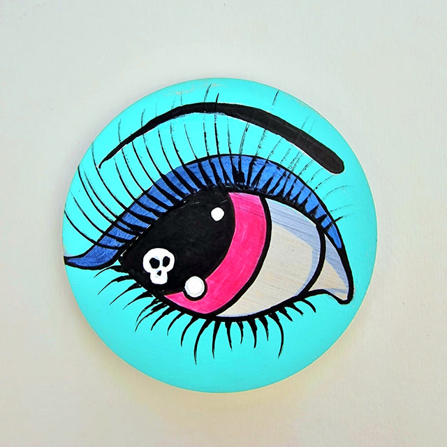 Bink Neptune: Original Eye Painting "Peep Hole"