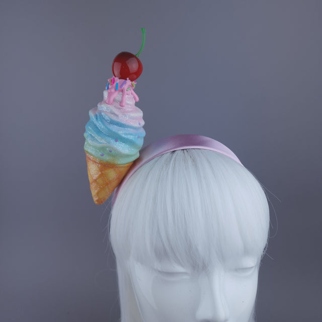 Pearls & Swine: Ice-cream & Cherry Headdress