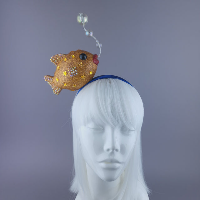 "Goldie" Goldfish & Bubbles Headpiece