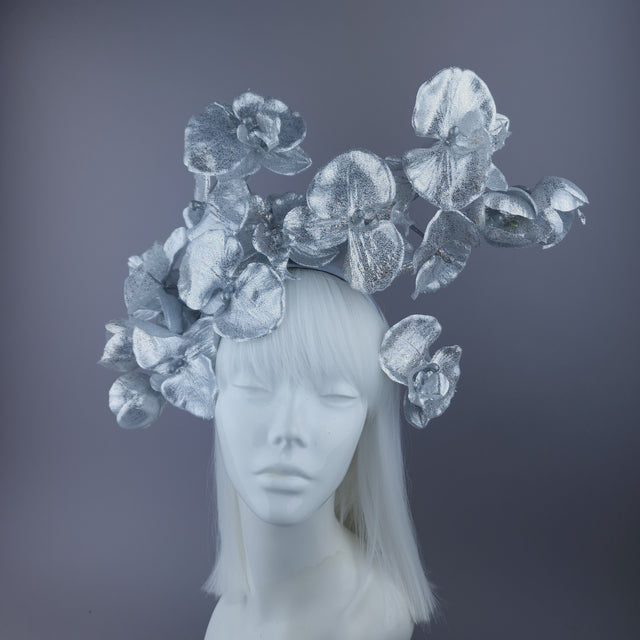 Silver Orchid Headdress