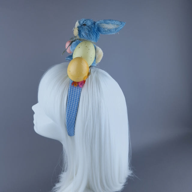 "Easter Bun-net" Blue Bunny Rabbit Headdress