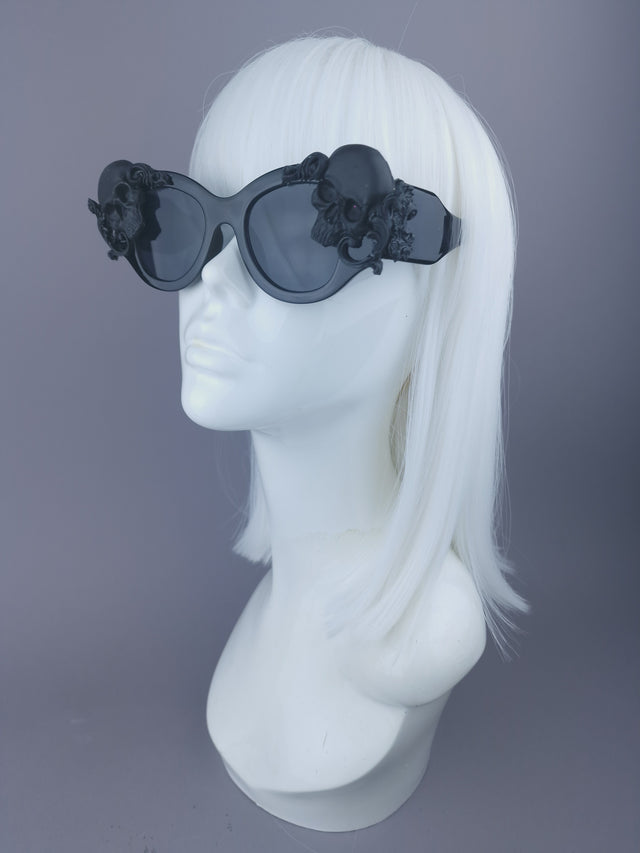 SPECIAL OFFER: Black Skull Filigree Sunglasses
