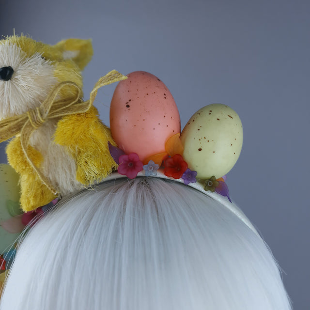"Easter Bun-net" Yellow Bunny Rabbit Headdress