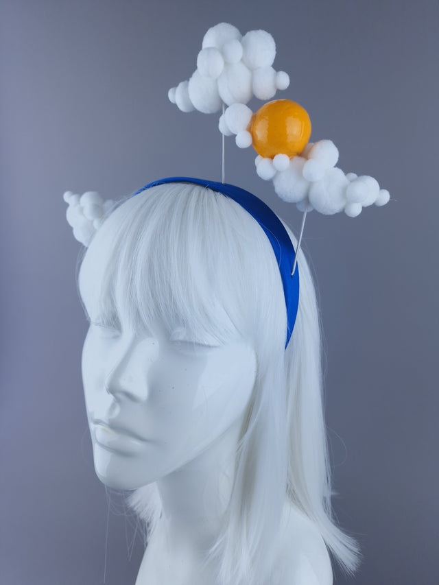 "Daydream" Sun & Clouds Headdress