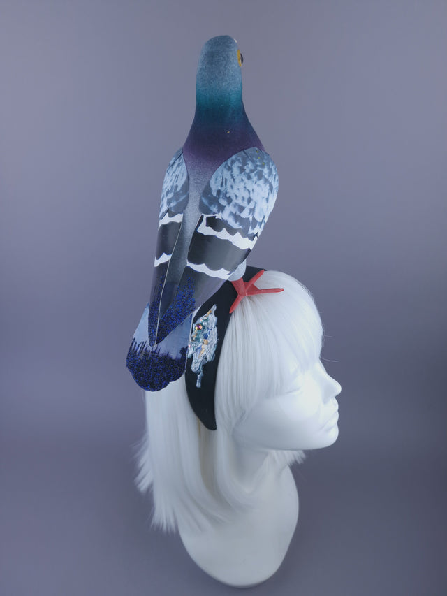 "Wabi-Sabi" Whimsical Large Pigeon Poop Headband