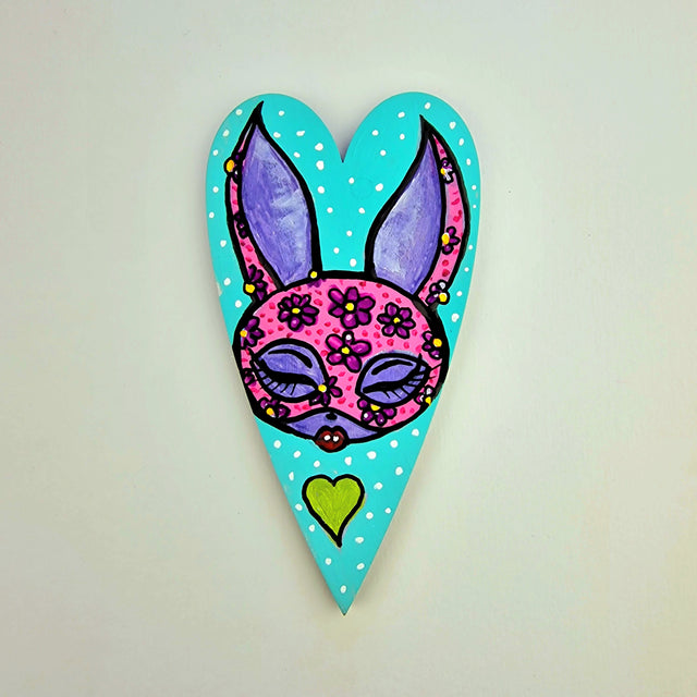 Bink Neptune: Original Bunny Painting "Flower"