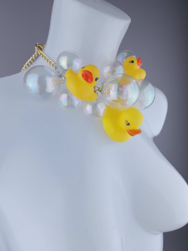 Duck & Bubble Necklace Jewellery