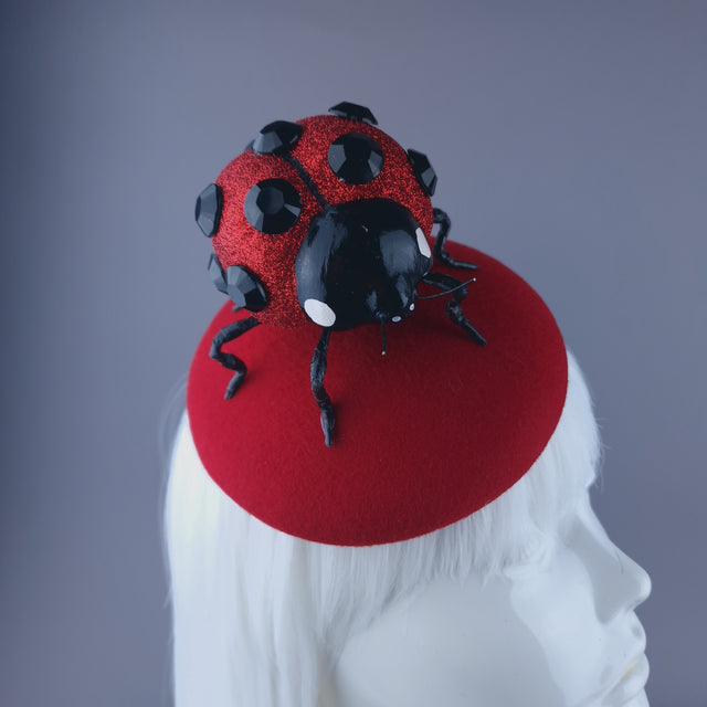 "Lady" Giant Ladybird Fascinator Hat