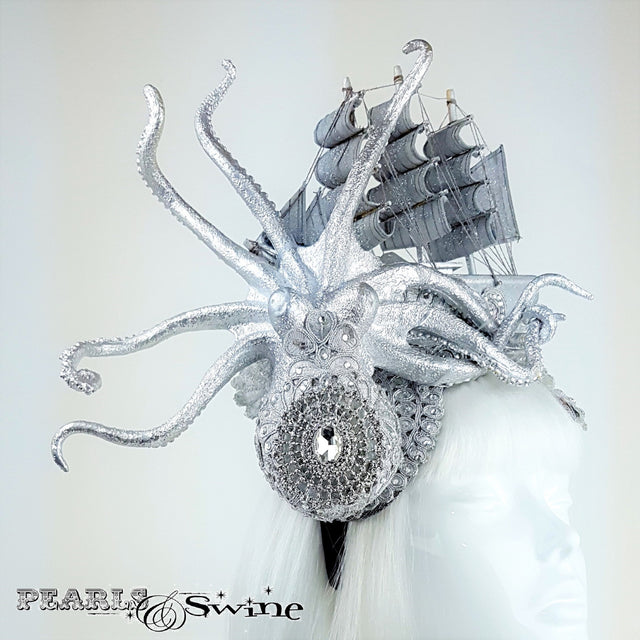 Silver Jewelled Kraken hat