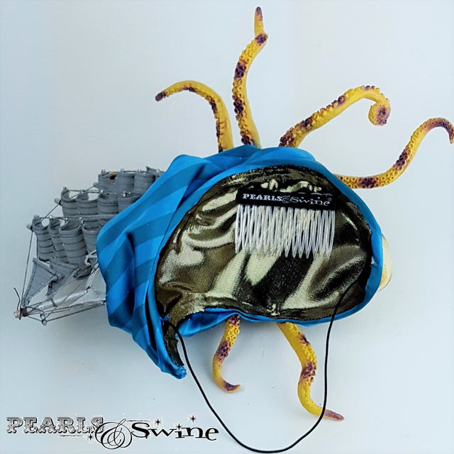 Satin lined Kraken hat