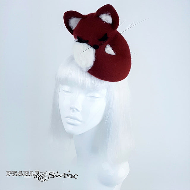 Hand-blocked Red Fox Felt Hat
