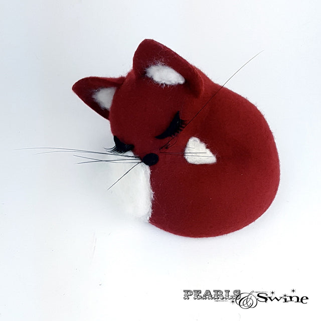 Felted Red Fox hat