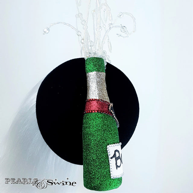 Black based Champagne hat
