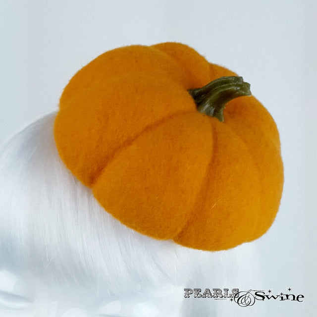 Unique Felt Pumpkin Hat