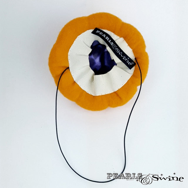 Satin lined Pumpkin Hat