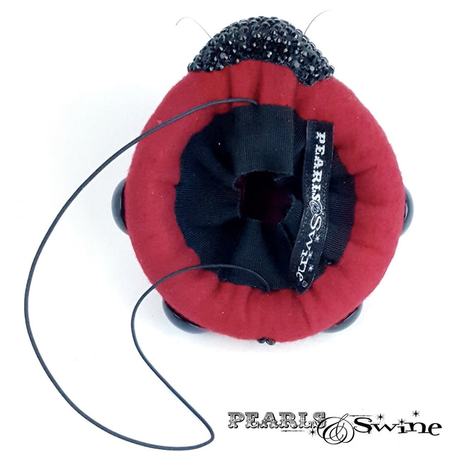 Hand blocked ladybird hat