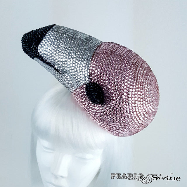 Surreal pink flamingo hat