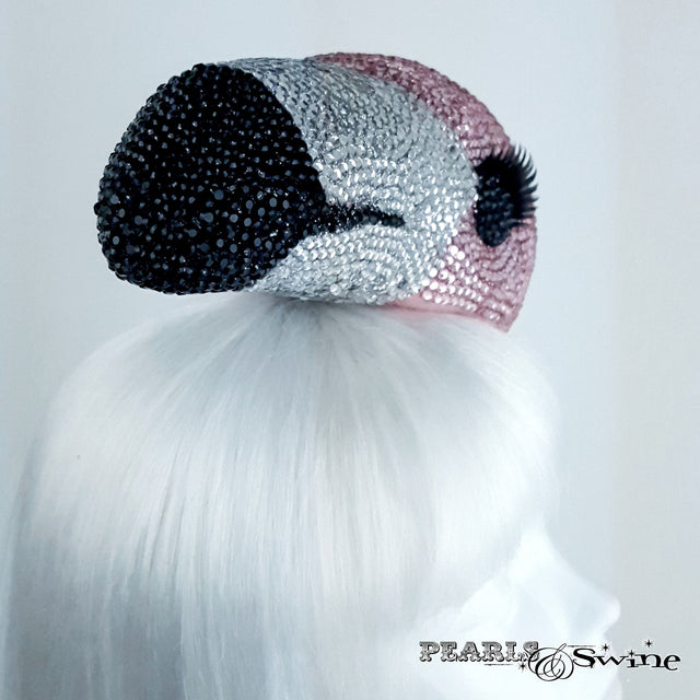 Eccentric Pink Hand Blocked Flamingo hat