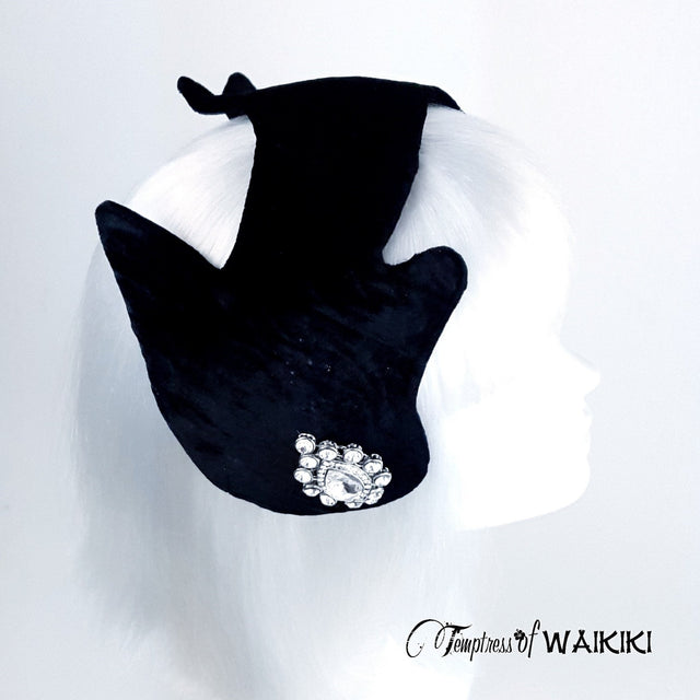 Unusual jewel encrusted guitar headpiece