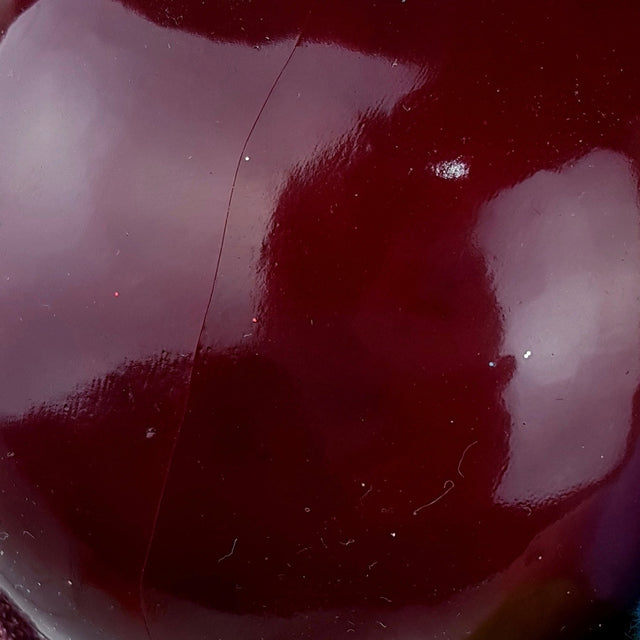 Giant Cherry Glitter Skull Hat "Poisonous"