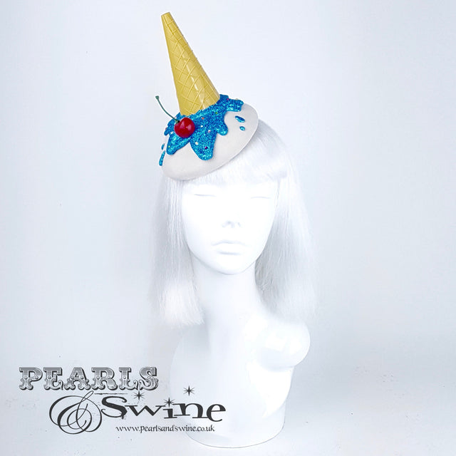 dropped ice cream fascinator hat