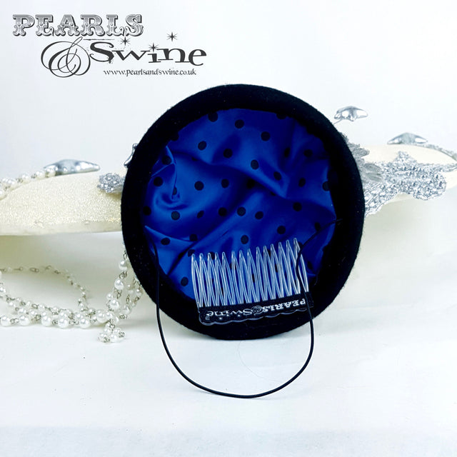 "Selenophile" OTT Glittery Pearl Moon Hat