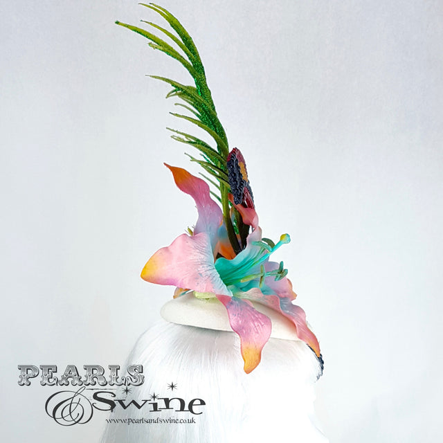 "Costa Rica" Toucan Tropical Flower Hat